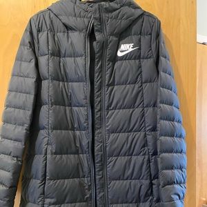 Nike puffer coat - knee length